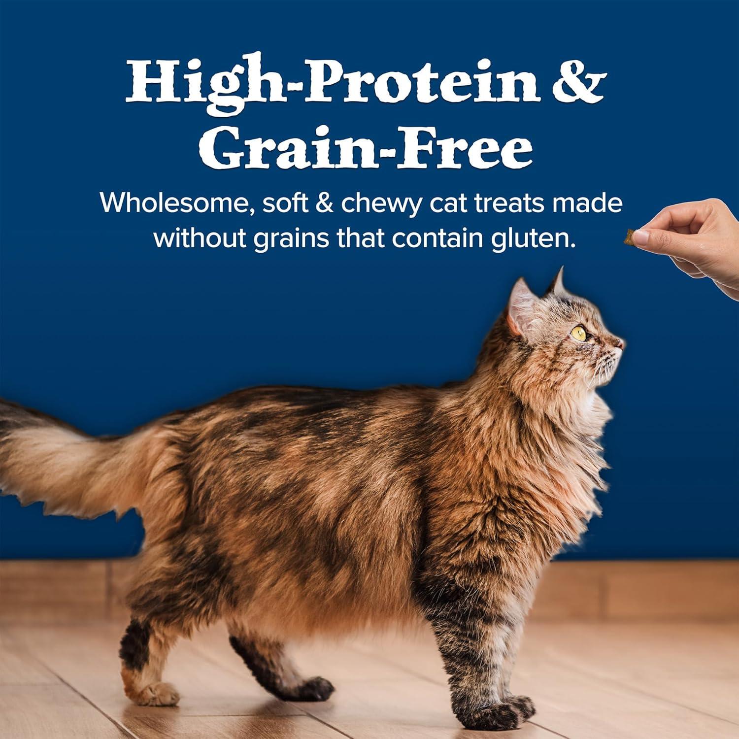 imageBlue Buffalo Wilderness High Protein Crunchy Cat Treats Made with Natural Ingredients Tasty Trout 2oz Bag Pack of 12Chicken Turkey