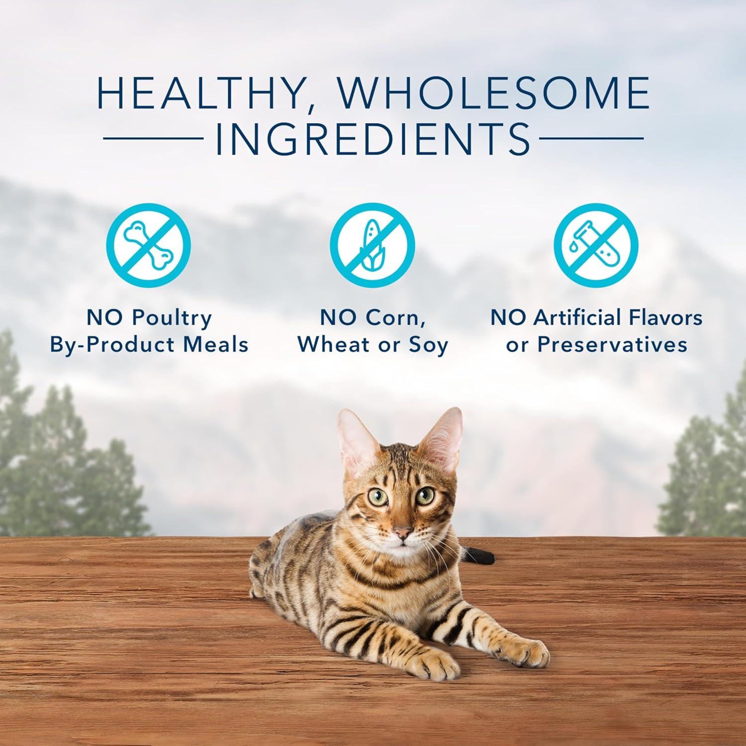 imageBlue Buffalo Wilderness High Protein Crunchy Cat Treats Made with Natural Ingredients Tasty Trout 2oz Bag Pack of 12Chicken
