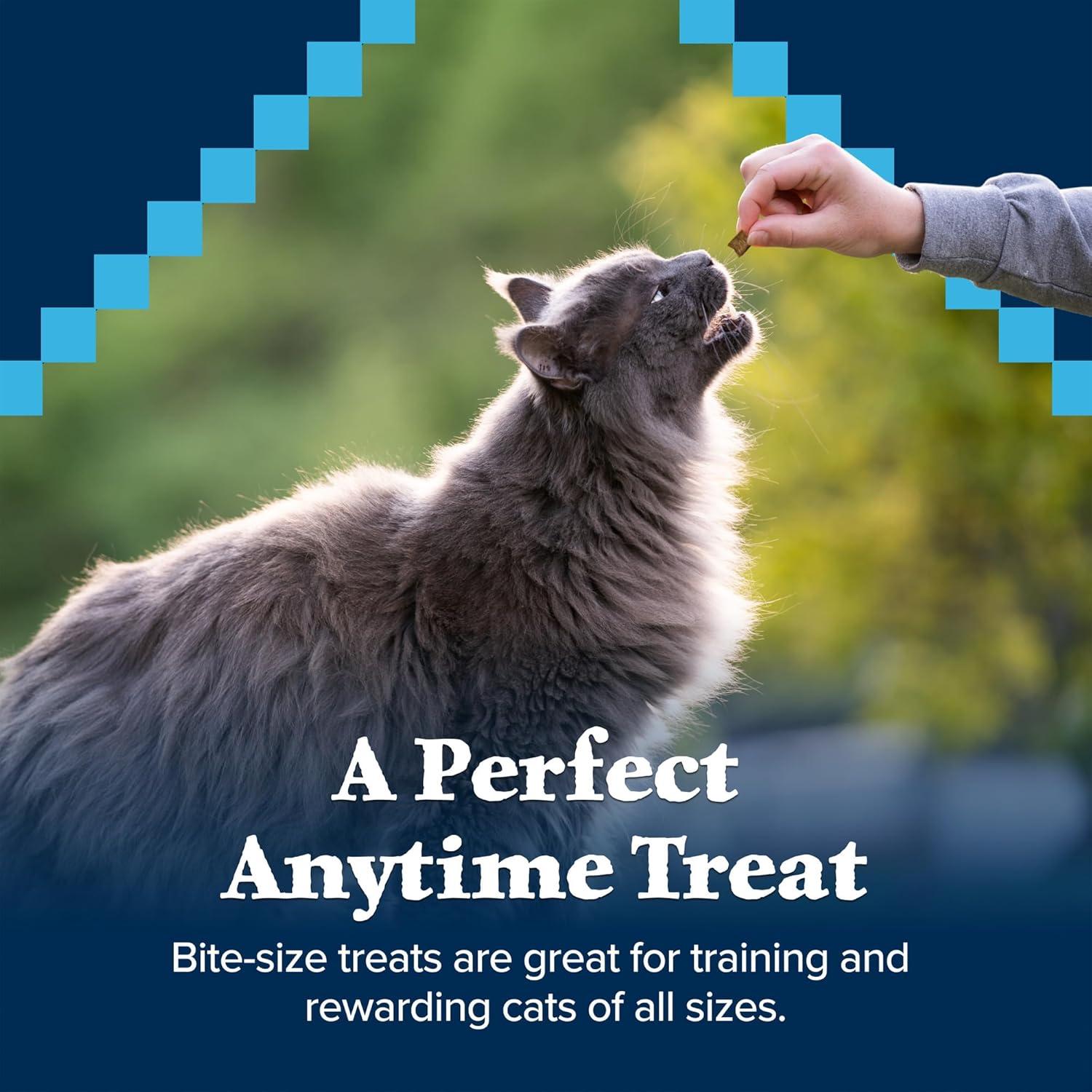 imageBlue Buffalo Wilderness High Protein Crunchy Cat Treats Made with Natural Ingredients Tasty Trout 2oz Bag Pack of 12Salmon