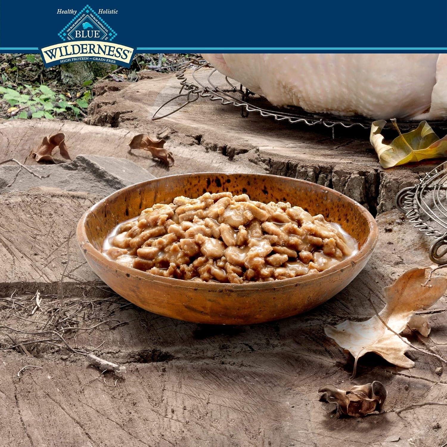 imageBlue Buffalo Wilderness High Protein Grain Free Natural Kitten Pate Wet Cat Food Chicken amp Salmon 3oz cans 48 Count 24 of Each FlavorChicken Turkey