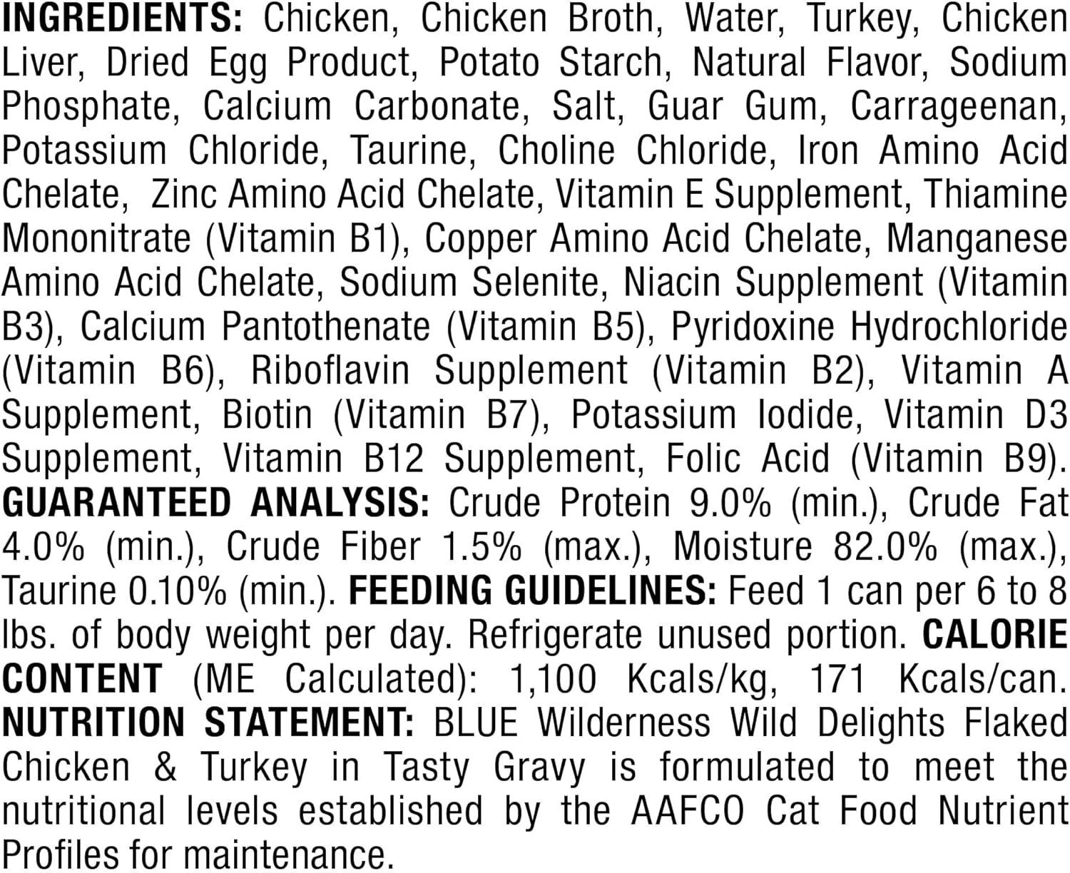 imageBlue Buffalo Wilderness High Protein Grain Free Natural Kitten Pate Wet Cat Food Chicken amp Salmon 3oz cans 48 Count 24 of Each FlavorChicken Turkey