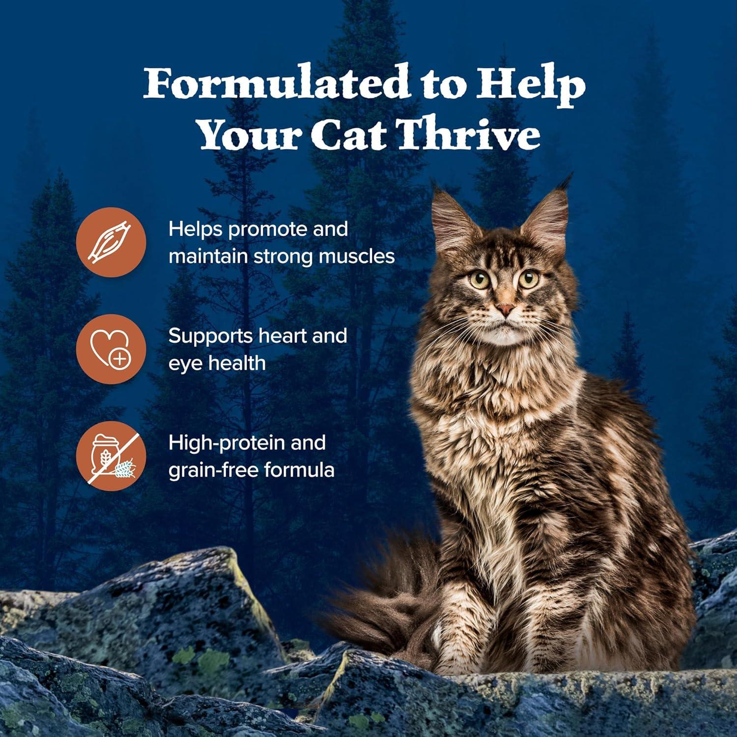imageBlue Buffalo Wilderness High Protein Grain Free Natural Kitten Pate Wet Cat Food Chicken amp Salmon 3oz cans 48 Count 24 of Each FlavorChicken Turkey