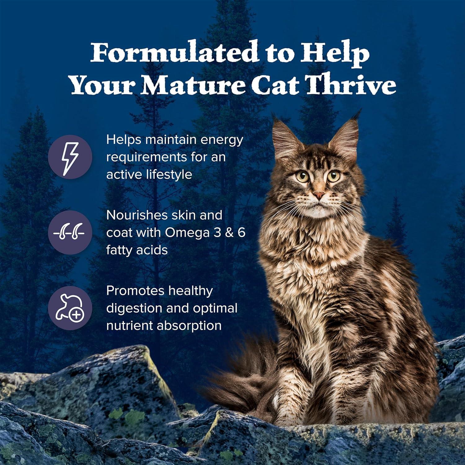imageBlue Buffalo Wilderness High Protein Natural Mature Grain Free Cat Food Bundle Dry amp Wet Cat Food Chicken 5lb Dry 24 x 3oz CansChicken