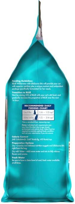 imageBlue Buffalo Wilderness HighProtein GrainFree Natural Dry Food for Adult Cats Indoor Hairball Control Chicken 11lb BagChicken