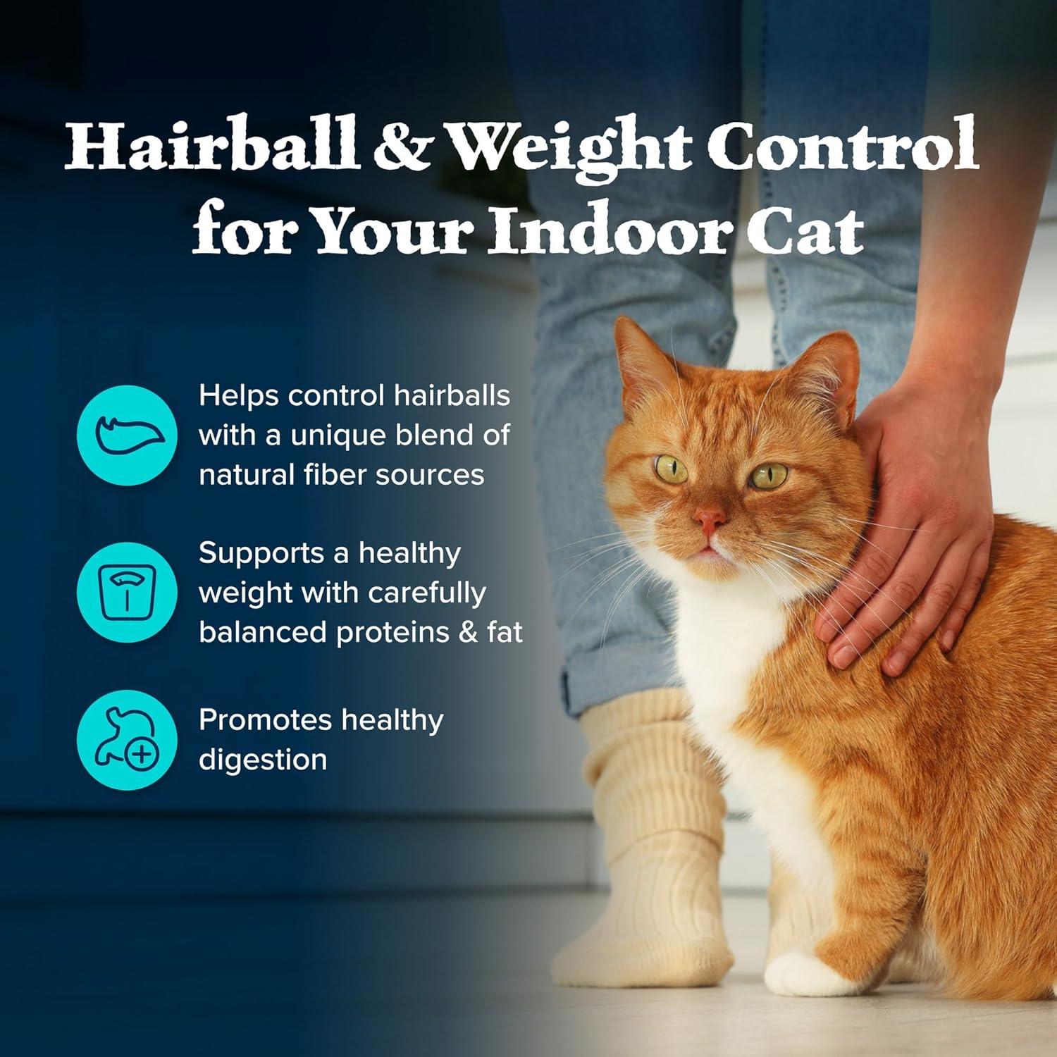 imageBlue Buffalo Wilderness HighProtein GrainFree Natural Dry Food for Adult Cats Indoor Hairball Control Chicken 11lb BagChicken