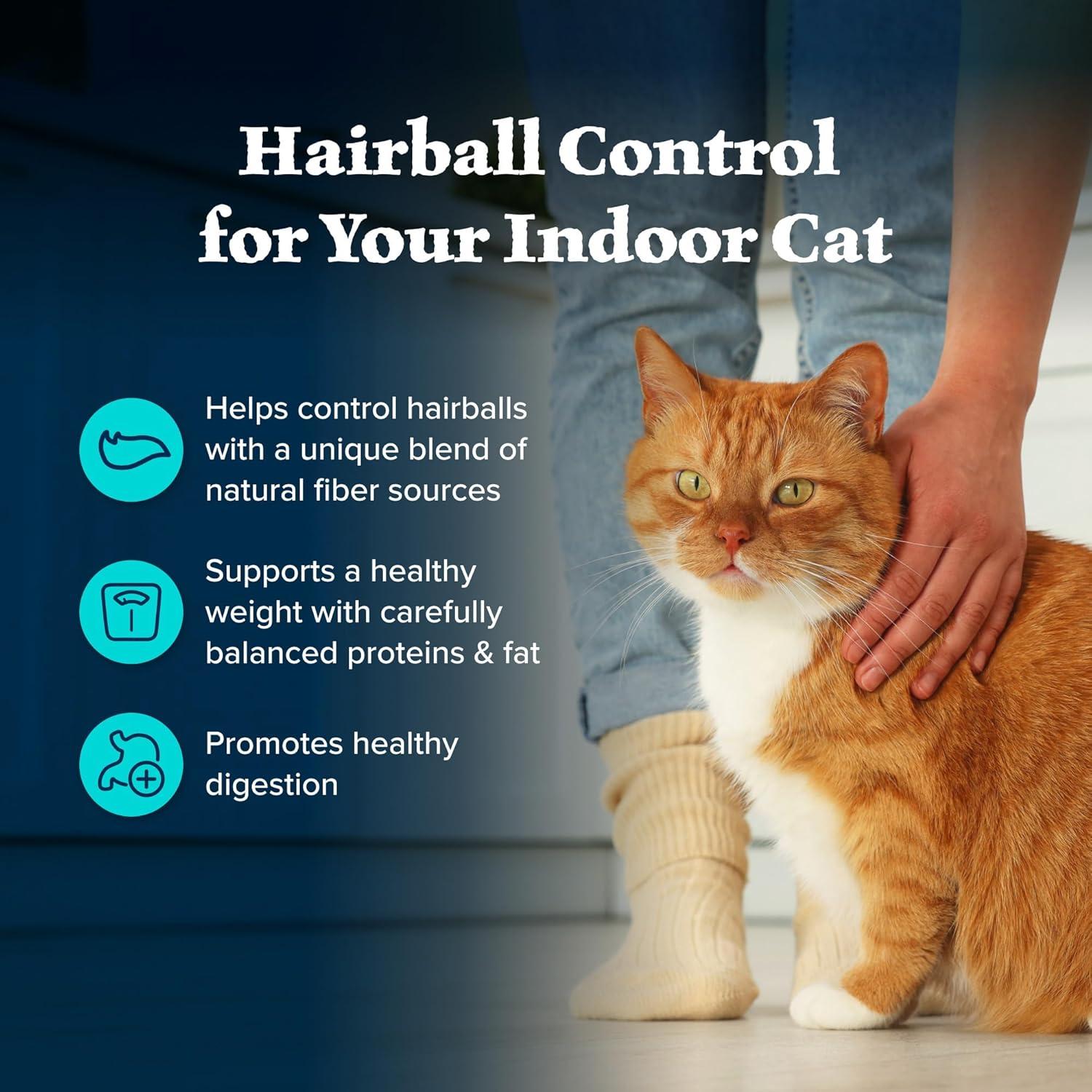 imageBlue Buffalo Wilderness HighProtein GrainFree Natural Dry Food for Adult Cats Indoor Hairball Control Chicken 11lb BagChicken