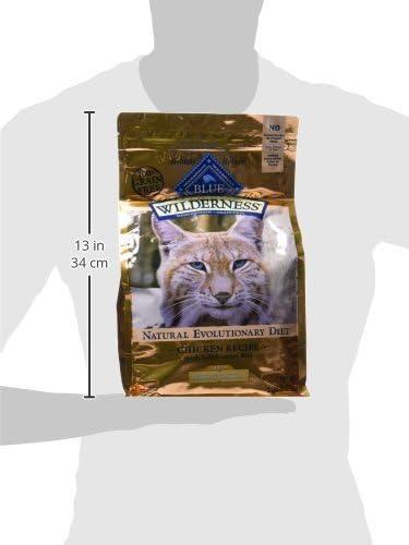 imageBlue Buffalo Wilderness HighProtein GrainFree Natural Dry Food for Adult Cats Weight Control Chicken 11lb BagChicken
