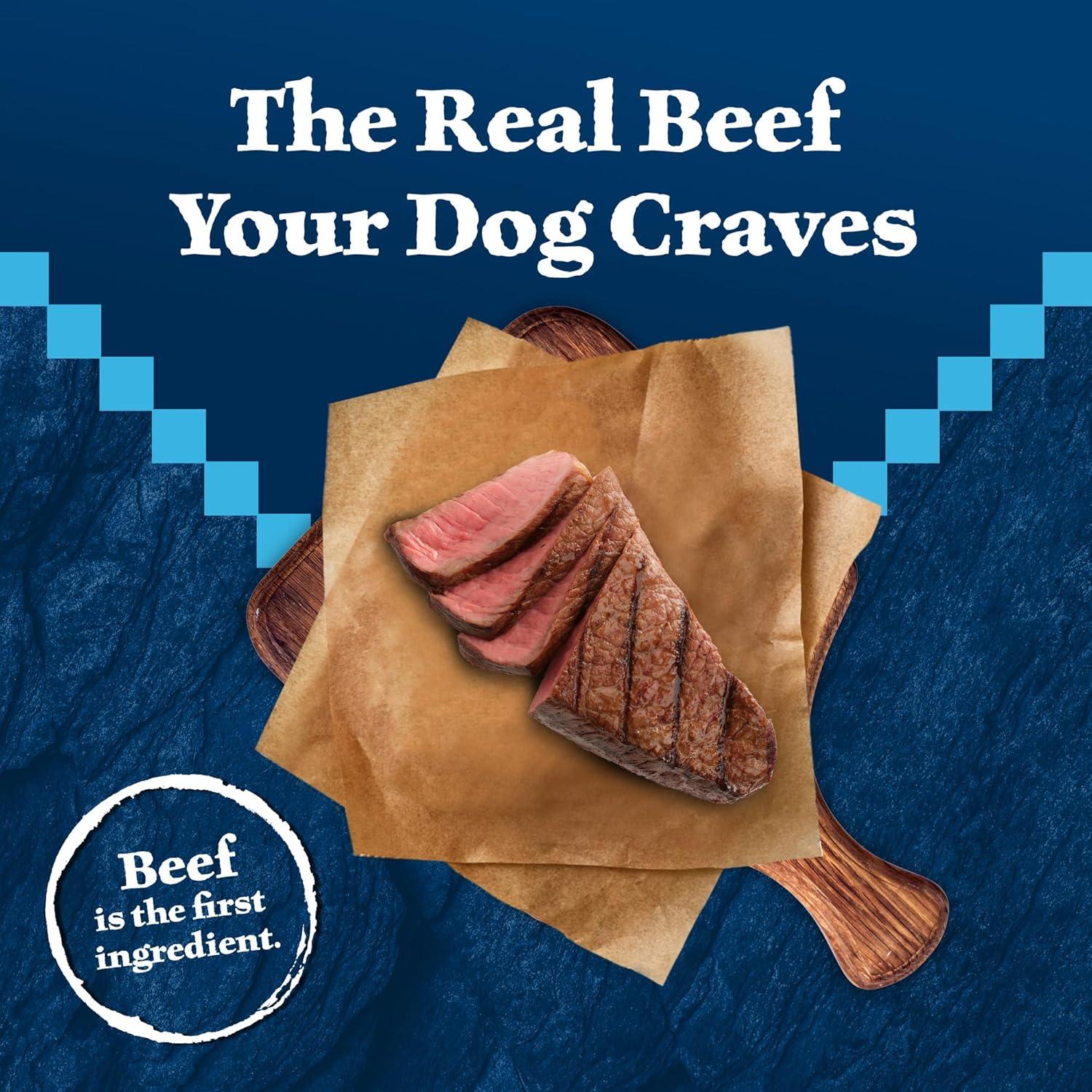 imageBlue Buffalo Wilderness HighProtein Rocky Mountain Recipe Healthy Weight Dry Food for Adult Dogs Red Meat 28lb BagRed Meat with Grain