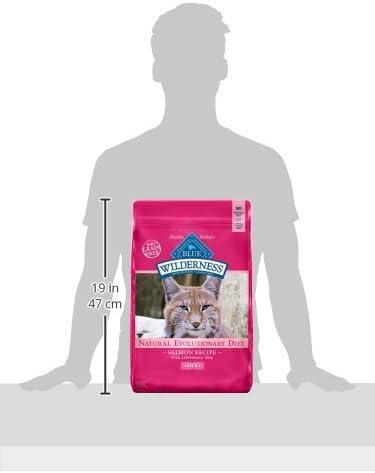 imageBlue Buffalo Wilderness Natural High Protein Grain Free Dry Food for Adult Cats Salmon 11lb Bag