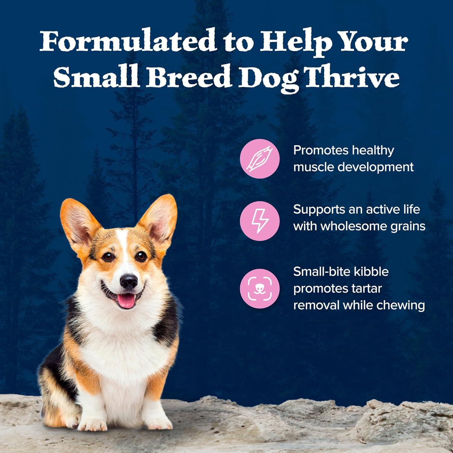 imageBlue Buffalo Wilderness Natural HighProtein Dry Food for Small Breed Adult Dogs Chicken Recipe 13lb Bag13 Pound Pack of 1