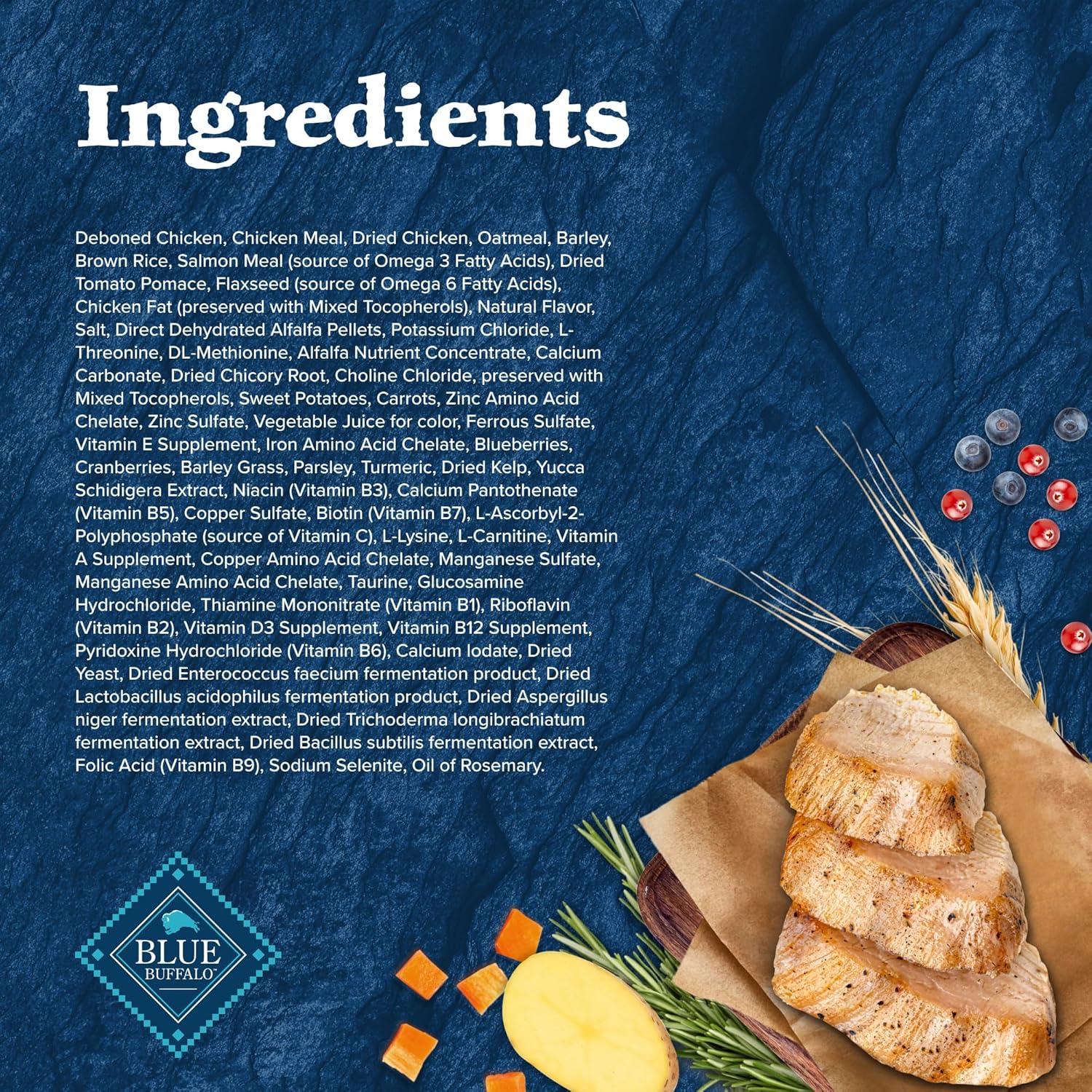 imageBlue Buffalo Wilderness Natural HighProtein Dry Food for Small Breed Adult Dogs Chicken Recipe 13lb Bag45 Pound Pack of 1