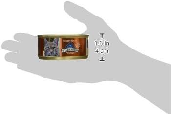 imageBlue Buffalo Wilderness Natural HighProtein GrainFree Wet Food for Adult Cats Turkey Pat 55oz Cans 24 Count