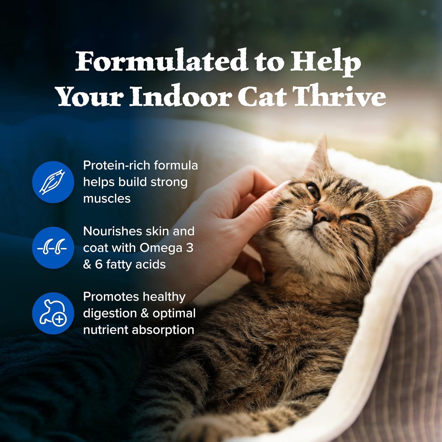 imageBlue Buffalo Wilderness Natures Evolutionary Diet HighProtein GrainFree Natural Dry Food for Adult Cats Chicken 11lb BagChicken
