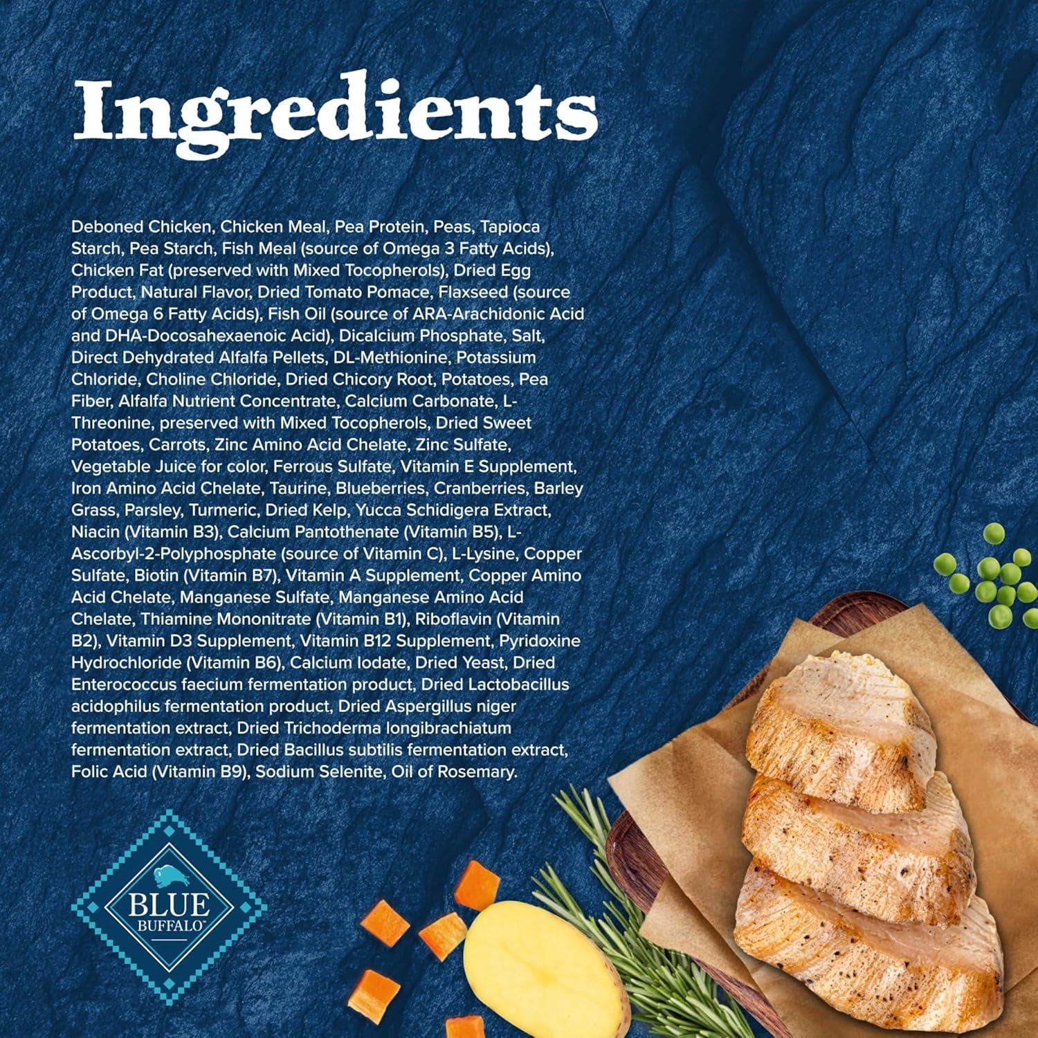 imageBlue Buffalo Wilderness Rocky Mountain Recipe HighProtein Dry Puppy Food with DHA Made in the USA with Natural Ingredients Plus Wholesome Grains Red Meat 45lb BagGranule