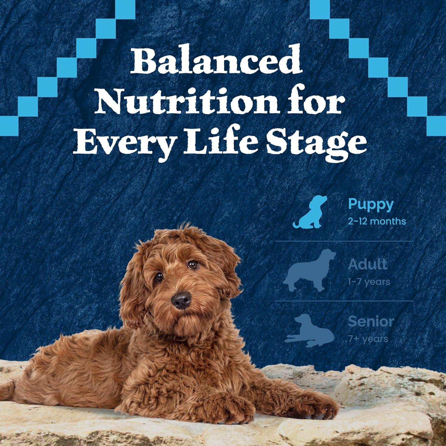 imageBlue Buffalo Wilderness Rocky Mountain Recipe HighProtein Dry Puppy Food with DHA Made in the USA with Natural Ingredients Plus Wholesome Grains Red Meat 45lb BagChicken plus Wholesome Grains