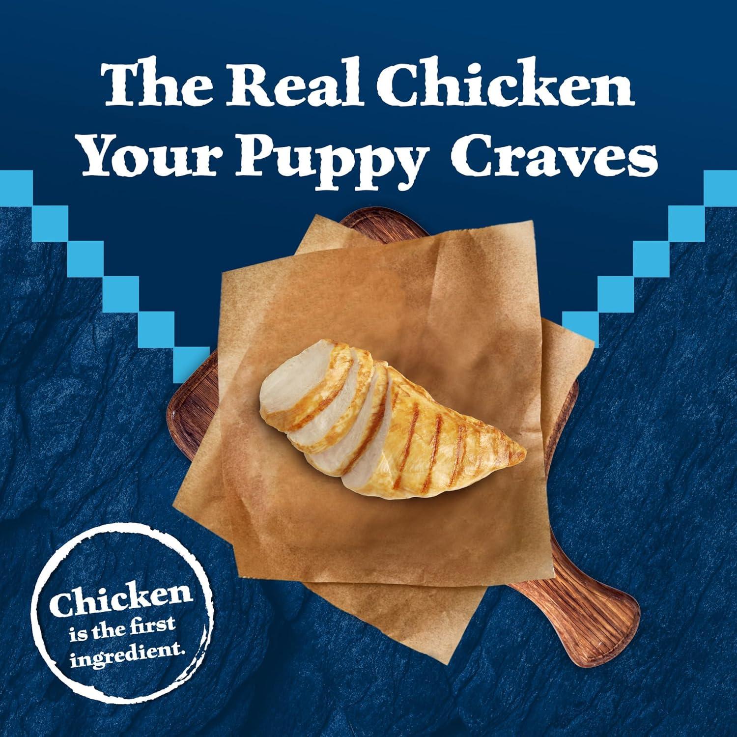 imageBlue Buffalo Wilderness Rocky Mountain Recipe HighProtein Dry Puppy Food with DHA Made in the USA with Natural Ingredients Plus Wholesome Grains Red Meat 45lb BagChicken plus Wholesome Grains