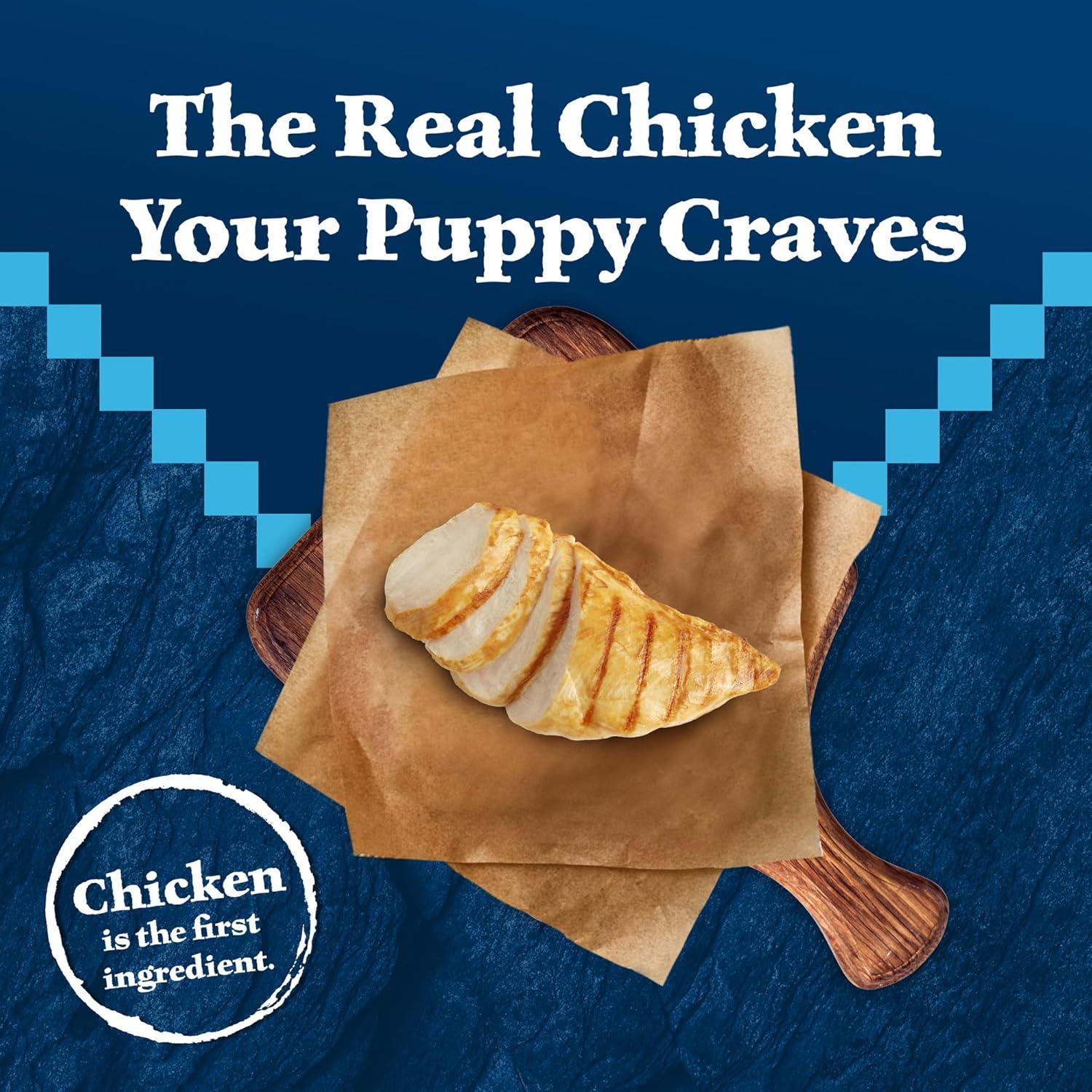 imageBlue Buffalo Wilderness Rocky Mountain Recipe HighProtein Dry Puppy Food with DHA Made in the USA with Natural Ingredients Plus Wholesome Grains Red Meat 45lb BagChicken plus Wholesome Grains