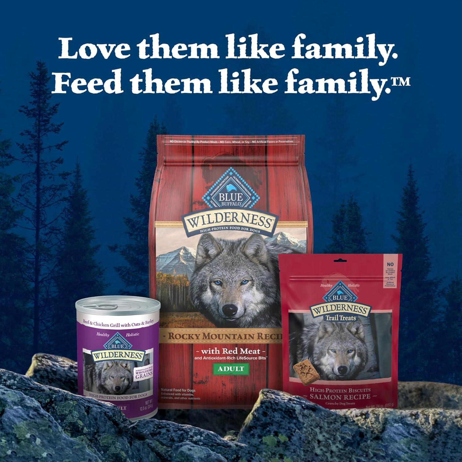 imageBlue Buffalo Wilderness Trail Toppers Wild Cuts Wet Dog Food Variety Pack HighProtein amp GrainFree Made with Natural Ingredients Chicken and Beef Flavors 3oz Pouches 12 Count 6 of EachBeef
