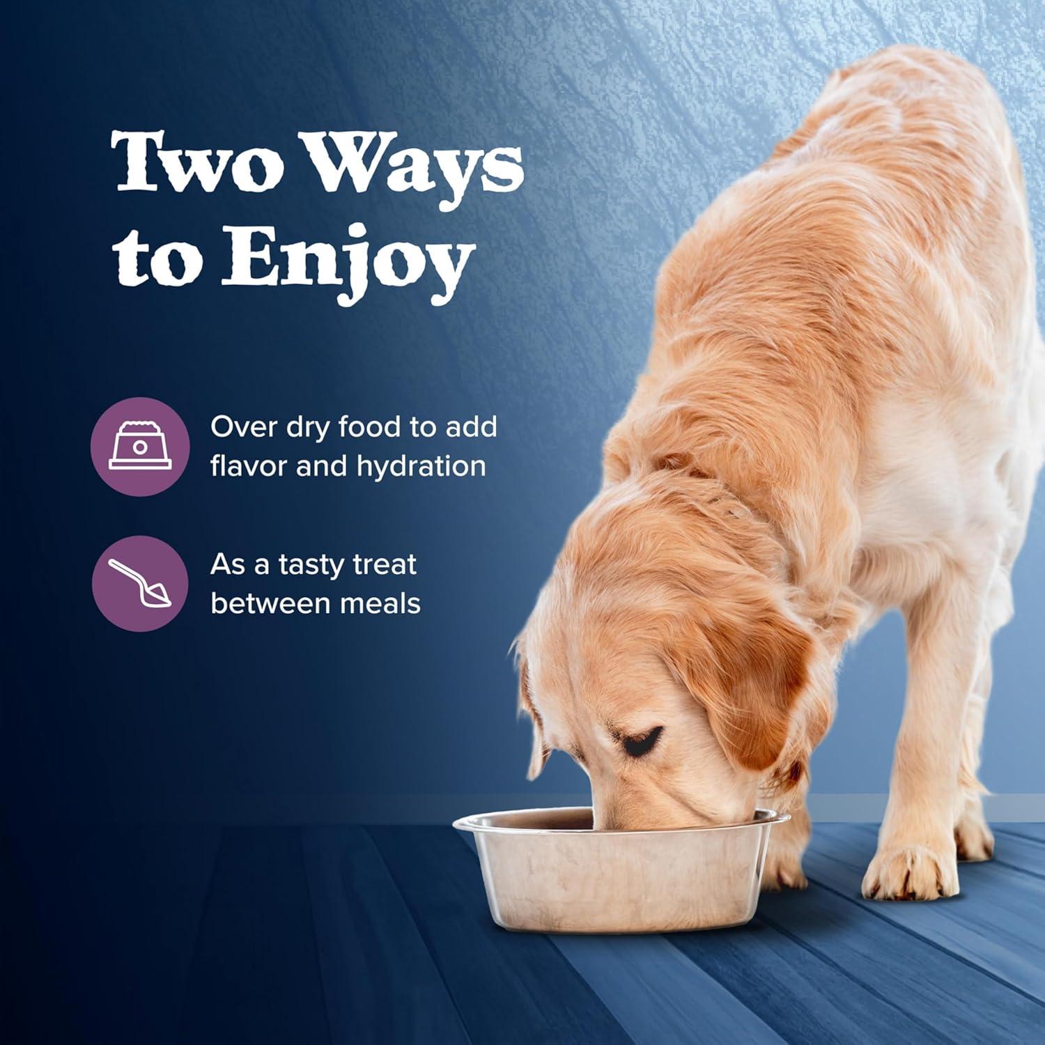 imageBlue Buffalo Wilderness Trail Toppers Wild Cuts Wet Dog Food Variety Pack HighProtein amp GrainFree Made with Natural Ingredients Chicken and Beef Flavors 3oz Pouches 12 Count 6 of EachBeef