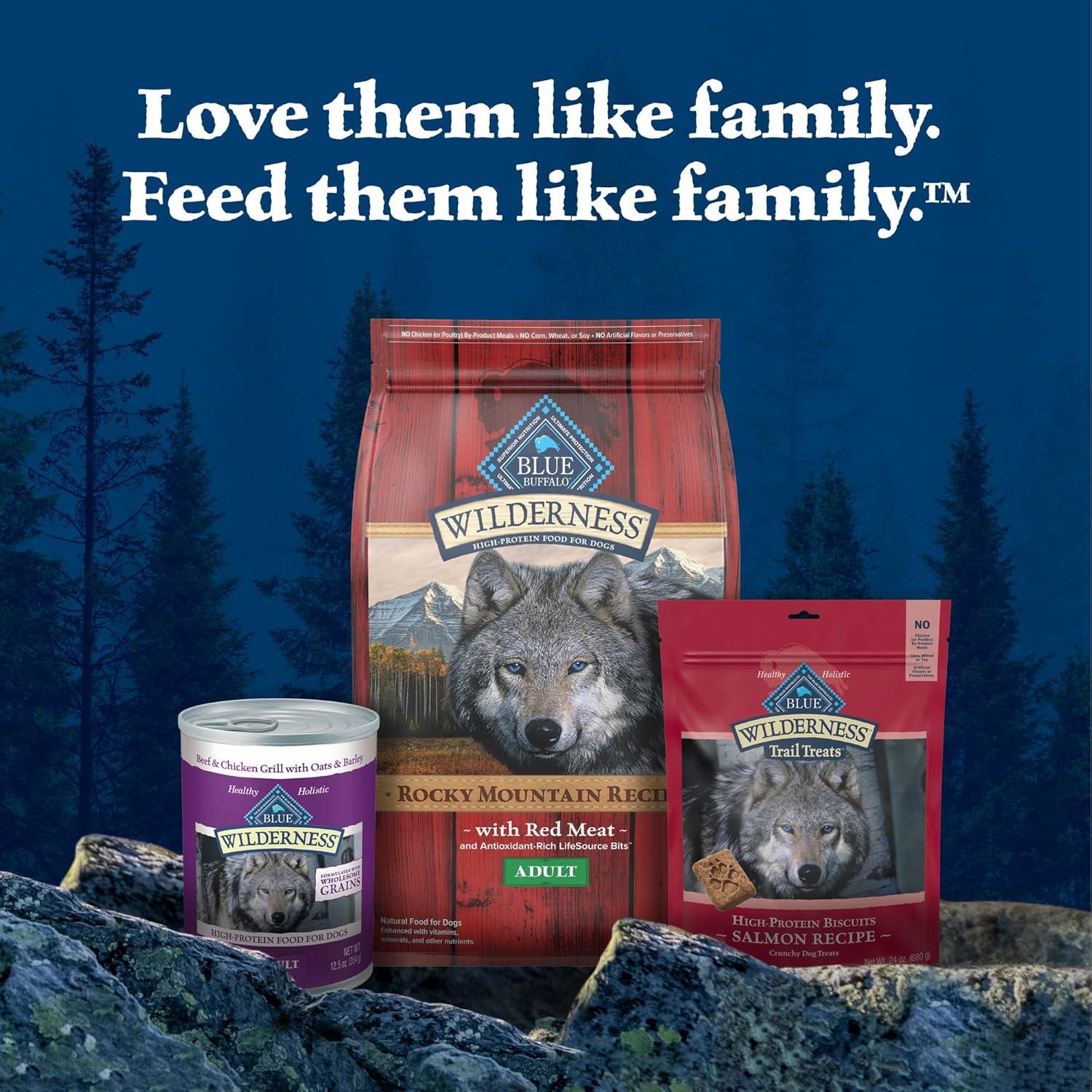 imageBlue Buffalo Wilderness Trail Toppers Wild Cuts Wet Dog Food Variety Pack HighProtein amp GrainFree Made with Natural Ingredients Chicken and Beef Flavors 3oz Pouches 12 Count 6 of EachBeef Chicken