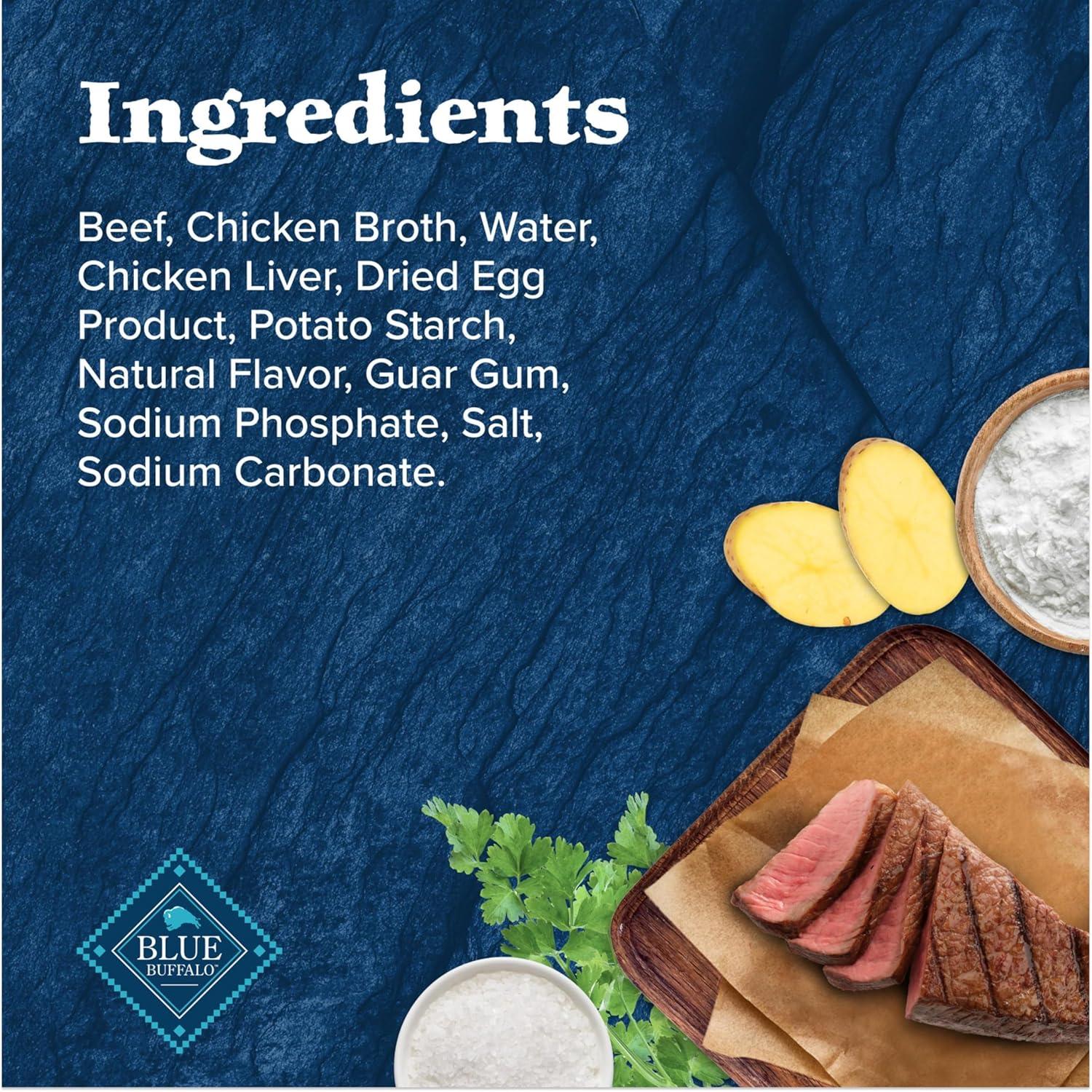 imageBlue Buffalo Wilderness Trail Toppers Wild Cuts Wet Dog Food Variety Pack HighProtein amp GrainFree Made with Natural Ingredients Chicken and Beef Flavors 3oz Pouches 12 Count 6 of EachBeef