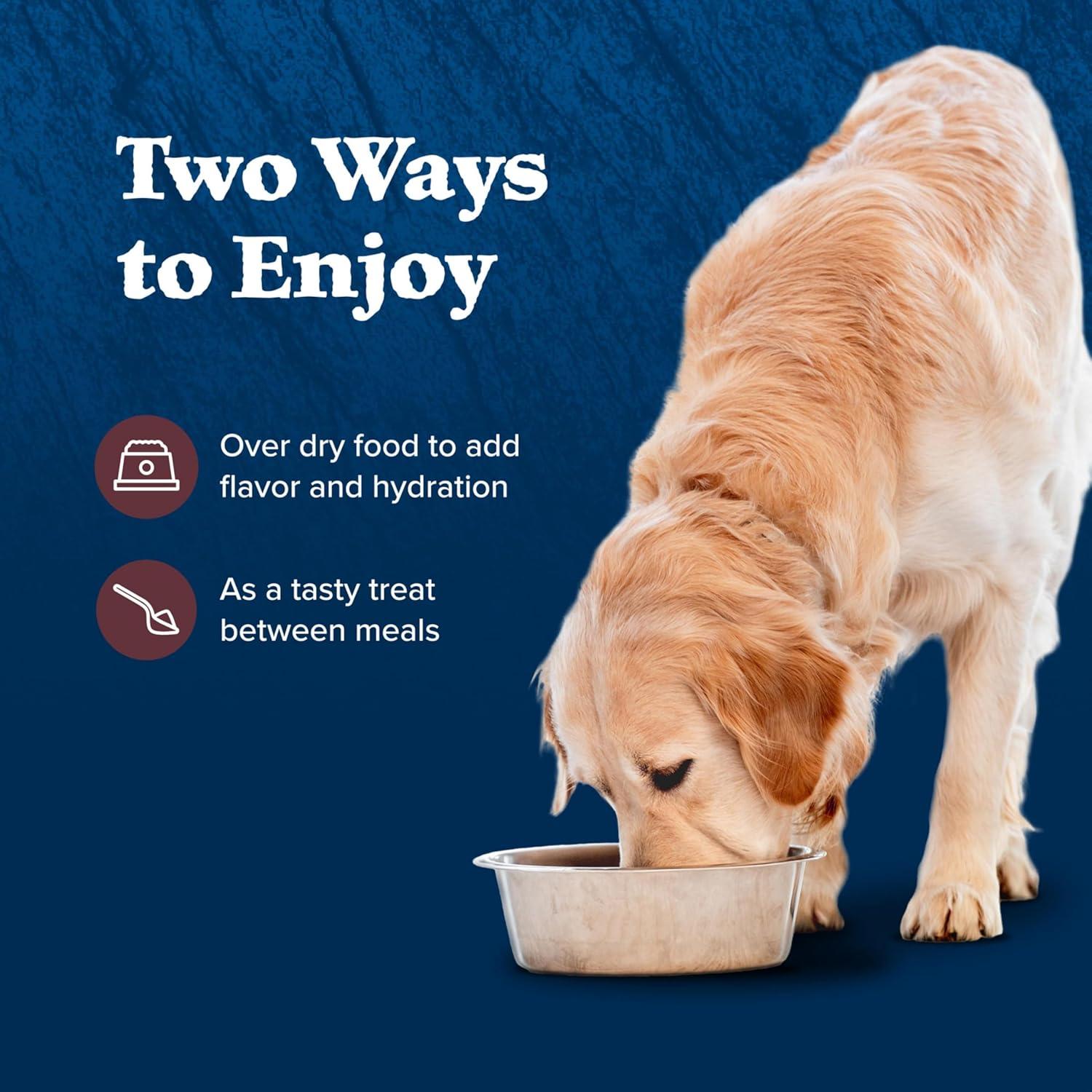 imageBlue Buffalo Wilderness Trail Toppers Wild Cuts Wet Dog Food Variety Pack HighProtein amp GrainFree Made with Natural Ingredients Chicken and Beef Flavors 3oz Pouches 12 Count 6 of EachSalmon