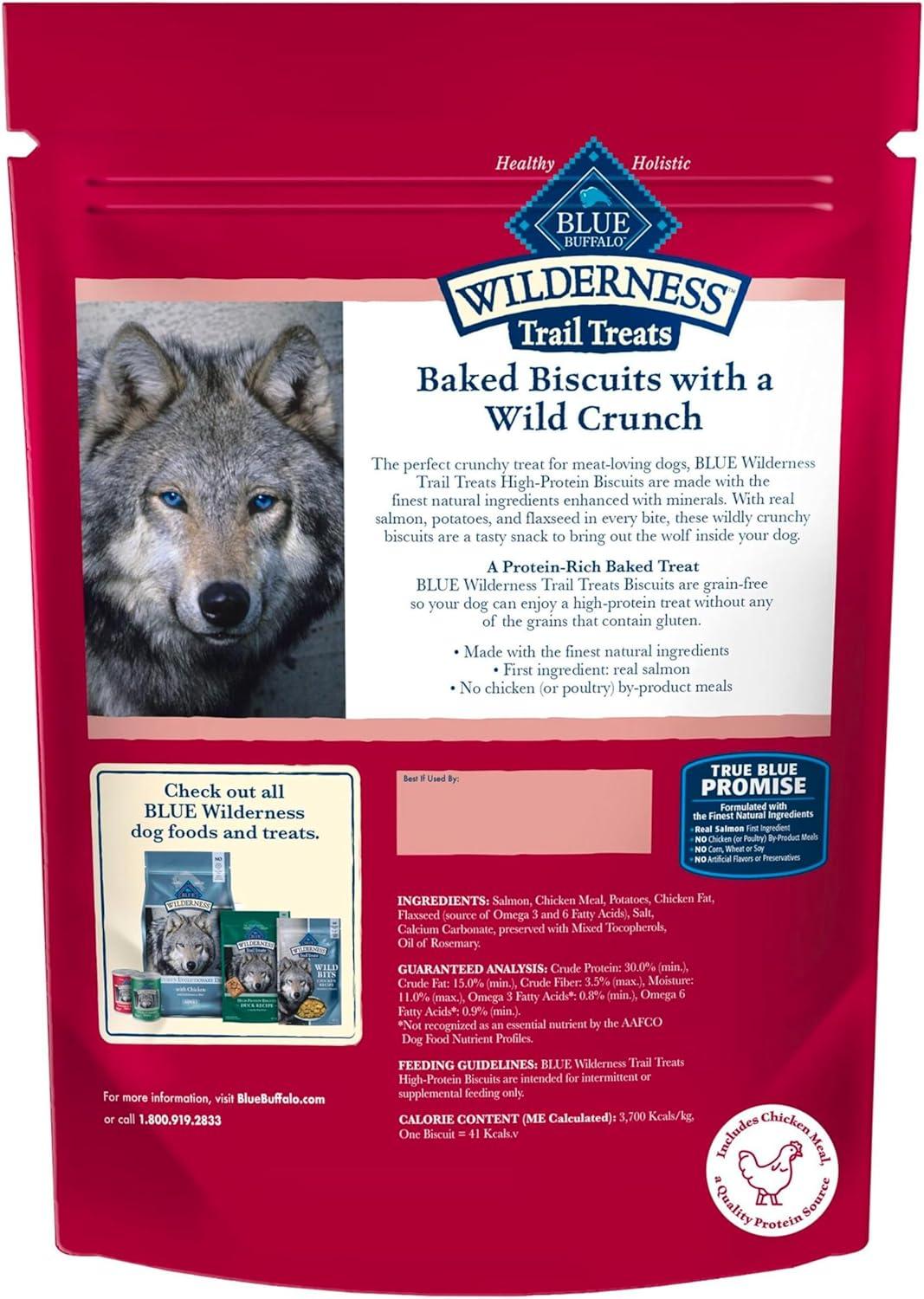 imageBlue Buffalo Wilderness Variety Pack Dog Treats Made with Natural Ingredients Duck Turkey amp SalmonFish