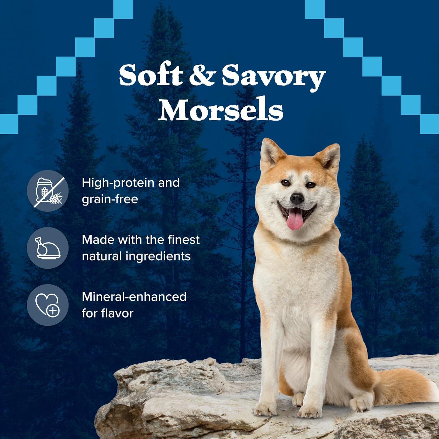 imageBlue Buffalo Wilderness Wild Bits Soft amp Chewy Training Treats for Dogs GrainFree Duck Recipe 4oz BagChicken