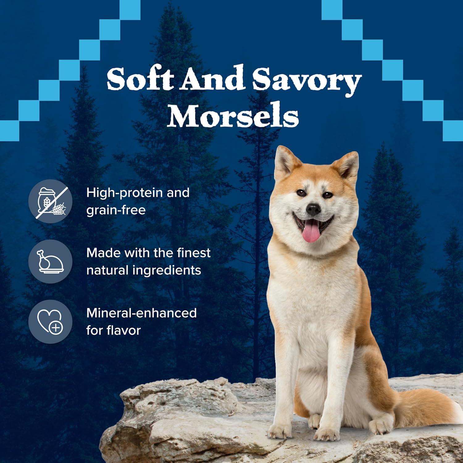imageBlue Buffalo Wilderness Wild Bits Soft amp Chewy Training Treats for Dogs GrainFree Duck Recipe 4oz BagChicken