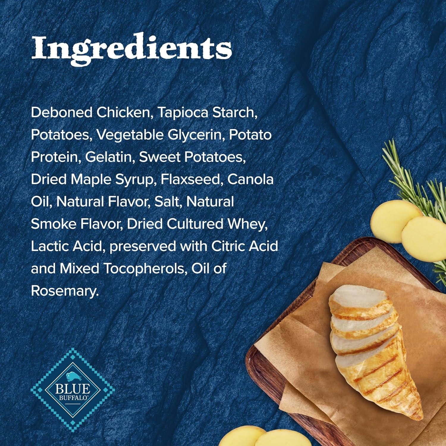 imageBlue Buffalo Wilderness Wild Bits Soft amp Chewy Training Treats for Dogs GrainFree Duck Recipe 4oz BagChicken
