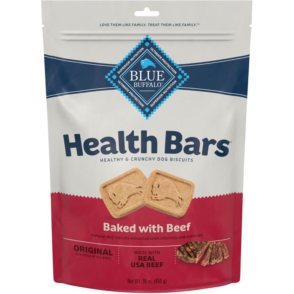 imageBlue Buffalo Bits Natural Soft Moist to Go Dog Training Treats Beef Recipe 1oz Bags Pack of 12Beef