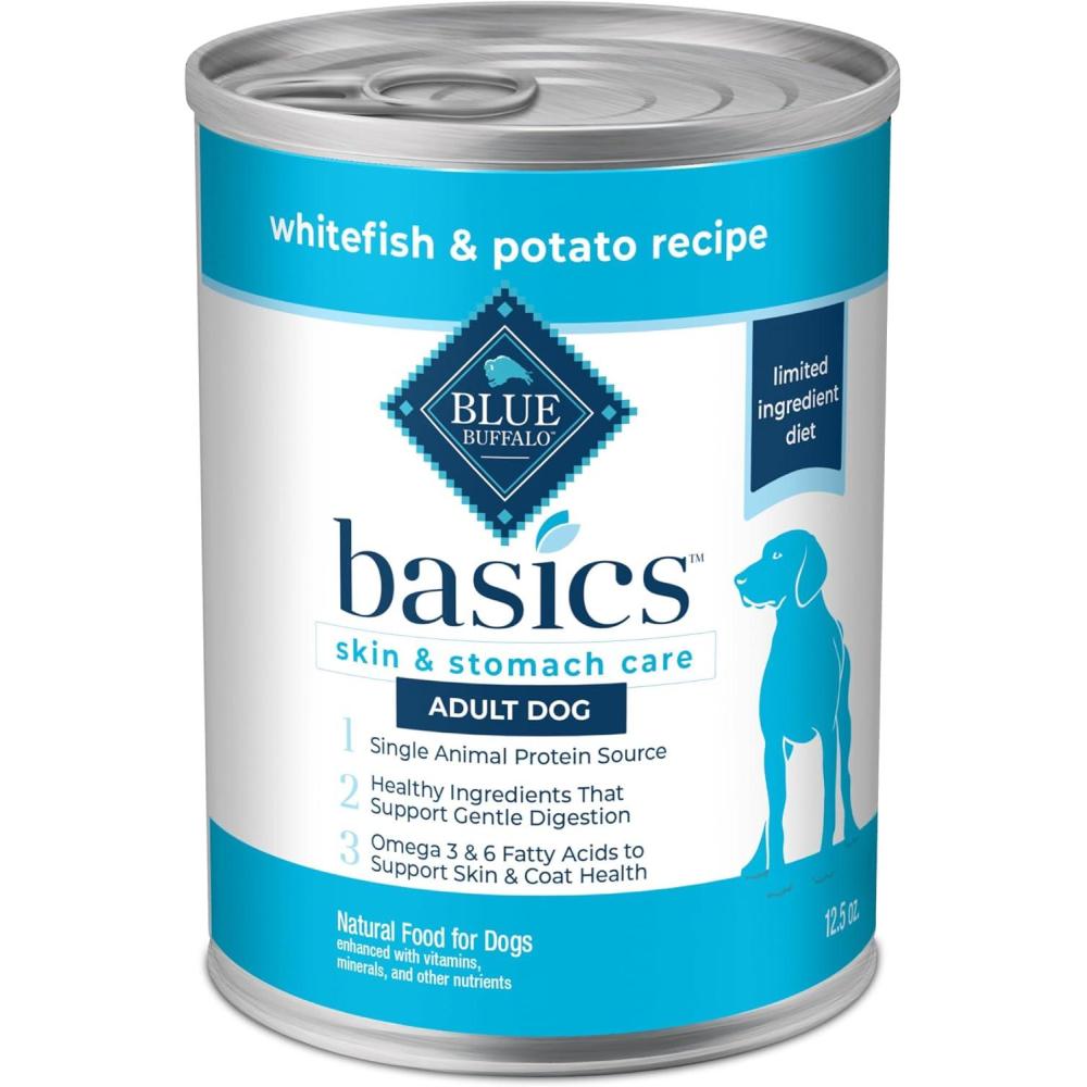 imageBlue Buffalo Delights Small Breed Natural Wet Dog Food Filet Mignon Flavor in Gravy 35oz Cups 12 CountWhitefish