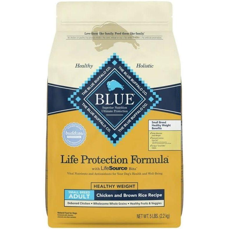 imageBlue Buffalo Life Protection Formula Healthy Weight Small Breed Dry Dog Food Supports an Ideal Weight Made with Natural Ingredients Chicken amp Brown Rice Recipe 5lb BagChicken  Brown Rice