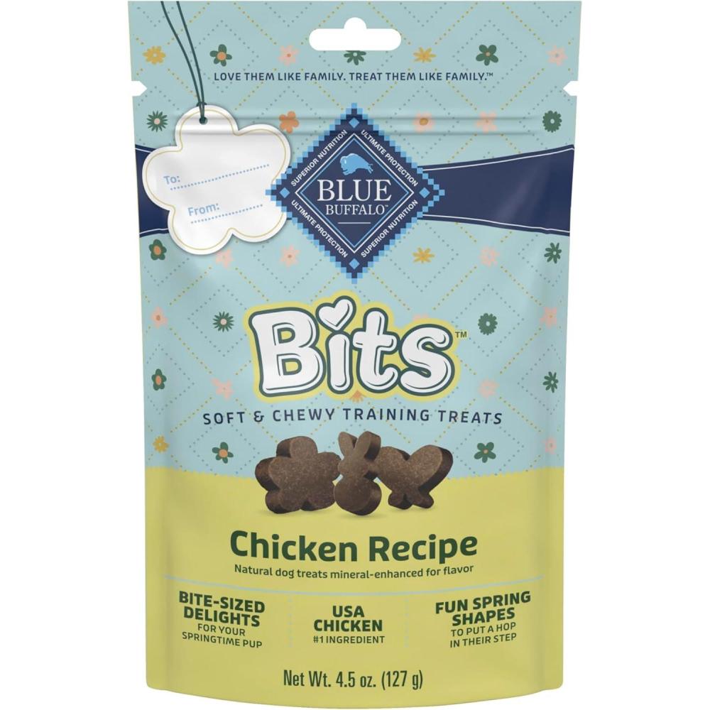 imageBlue Buffalo Spring Bits Natural SoftMoist Training Dog Treats Chicken Recipe