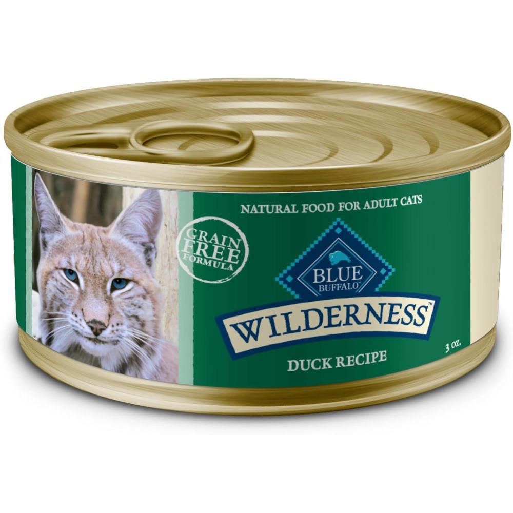 imageBlue Buffalo Tastefuls Flaked Wet Cat Food Variety Pack Made with Natural Ingredients Tuna Chicken Fish amp Shrimp 3oz Cans 12 Count 4 of EachDuck