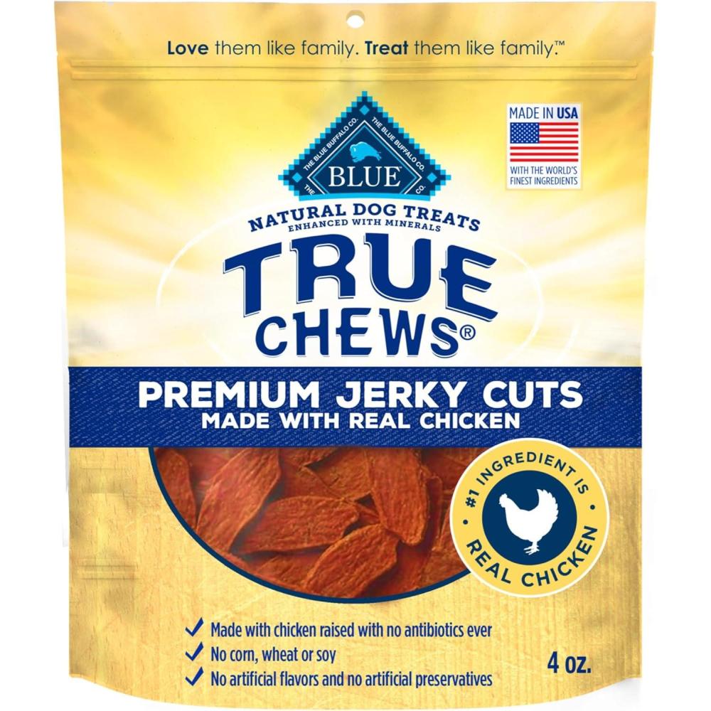 imageBlue Buffalo True Chews Premium Jerky Cuts Natural Dog Treats Chicken 22 oz bagChicken