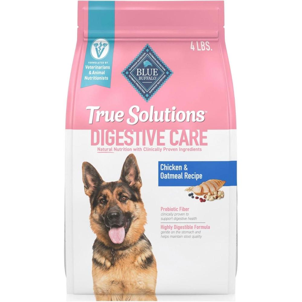 imageBlue Buffalo True Solutions Digestive Care Natural Dry Dog Food for Adult Dogs Chicken 4lb BagChicken