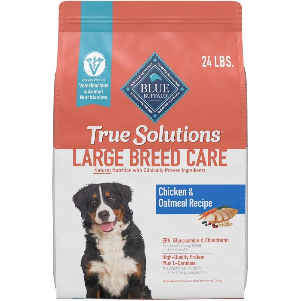imageBlue Buffalo True Solutions Large Breed Care Natural Dry Dog Food for Adult Large Breed Dogs Chicken 24lb BagChicken