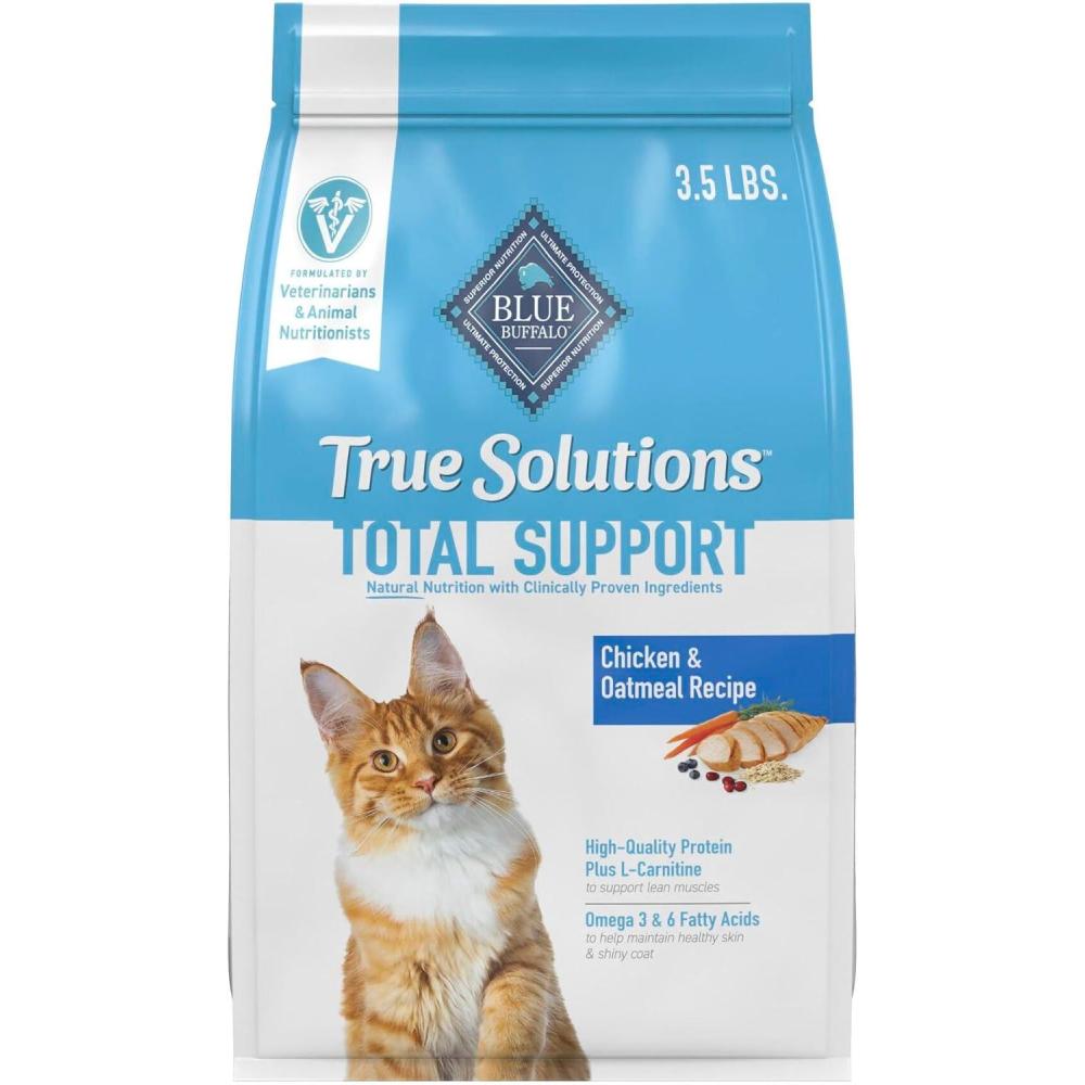 imageBlue Buffalo True Solutions Total Support Natural Dry Cat Food for Adult Cats Chicken 11lb BagChicken