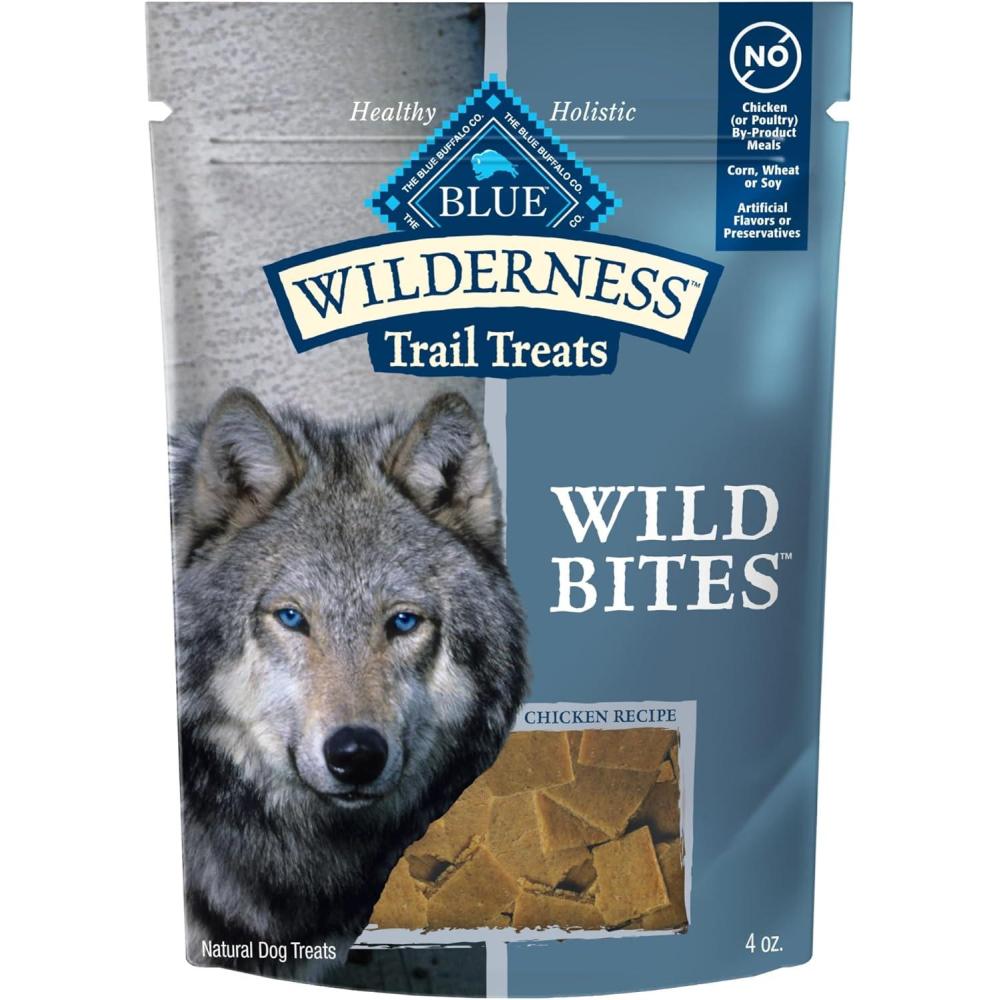 imageBlue Buffalo Wilderness GrainFree and HighProtein Dog Treats Made with Natural Ingredients ChickenChicken