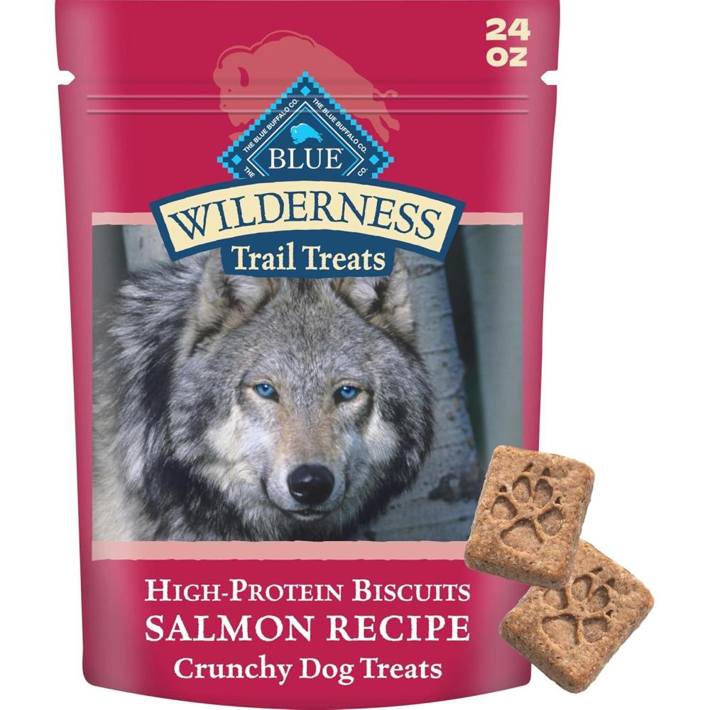 imageBlue Buffalo Wilderness Variety Pack Dog Treats Made with Natural Ingredients Duck Turkey amp SalmonSalmon