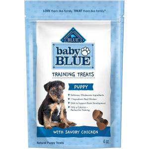 Blue Buffalo Baby Blue Training Treats Natural Puppy Soft Dog Treats, Savory Chicken 4-oz Bag(4 Ounce (Pack of 1))
