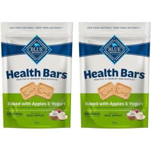 Blue Buffalo Bits Natural Soft Moist to Go Dog Training Treats Beef Recipe 1-oz Bags (Pack of 12)(Apple & Yogurt)