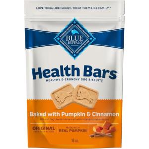 Blue Buffalo Bits Natural Soft Moist to Go Dog Training Treats Beef Recipe 1-oz Bags (Pack of 12)(Pumpkin & Cinnamon)