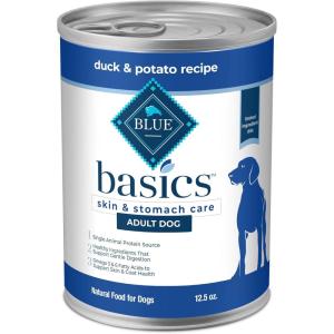 Blue Buffalo Delights Small Breed Natural Wet Dog Food, Filet Mignon Flavor in Gravy, 3.5-oz Cups, 12 Count(Duck)