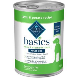Blue Buffalo Delights Small Breed Natural Wet Dog Food, Filet Mignon Flavor in Gravy, 3.5-oz Cups, 12 Count(Lamb)