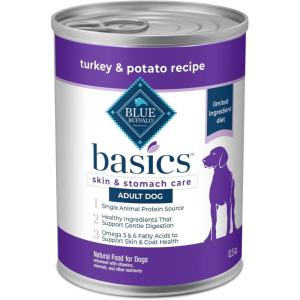 Blue Buffalo Delights Small Breed Natural Wet Dog Food, Filet Mignon Flavor in Gravy, 3.5-oz Cups, 12 Count(Turkey)