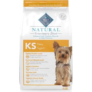 Blue Buffalo Natural Veterinary Diet KS Kidney Support Dry Dog Food, Chicken 22-lb bag(Chicken)