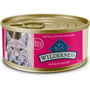 Blue Buffalo Tastefuls Flaked Wet Cat Food Variety Pack, Made with Natural Ingredients, Tuna, Chicken, Fish & Shrimp, 3-oz Cans (12 Count, 4 of Each)(Salmon)