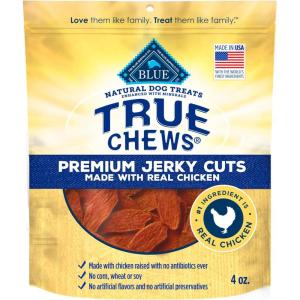Blue Buffalo True Chews Premium Jerky Cuts Natural Dog Treats, Chicken, 22 oz bag(Chicken)